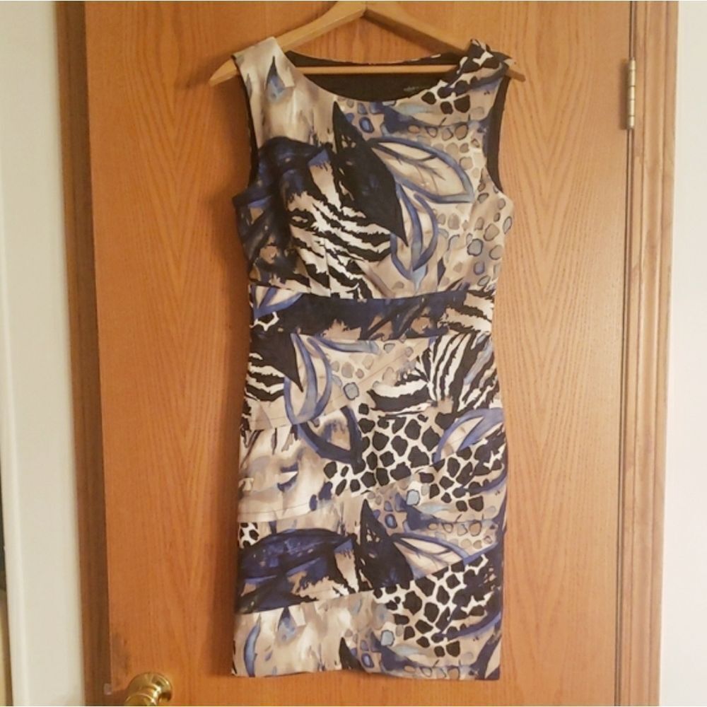 Gorgeous Connected Apparel Dress w/ Layered Skirt Front - Sophisticated - Sz 6